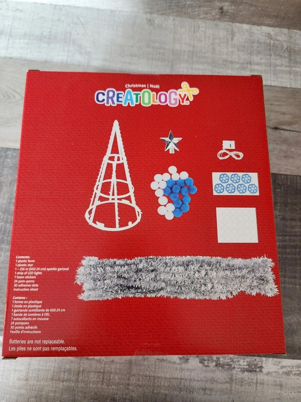 Christmas Tree Decor Craft Kit - Makes 1 Tree - Ages 6+ - Instructions Included